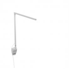 Koncept Inc ZBD1000-D-MWT-WAL - Z-Bar Solo Desk Lamp Gen 4 (Daylight White Light; Matte White) with Wall Mount